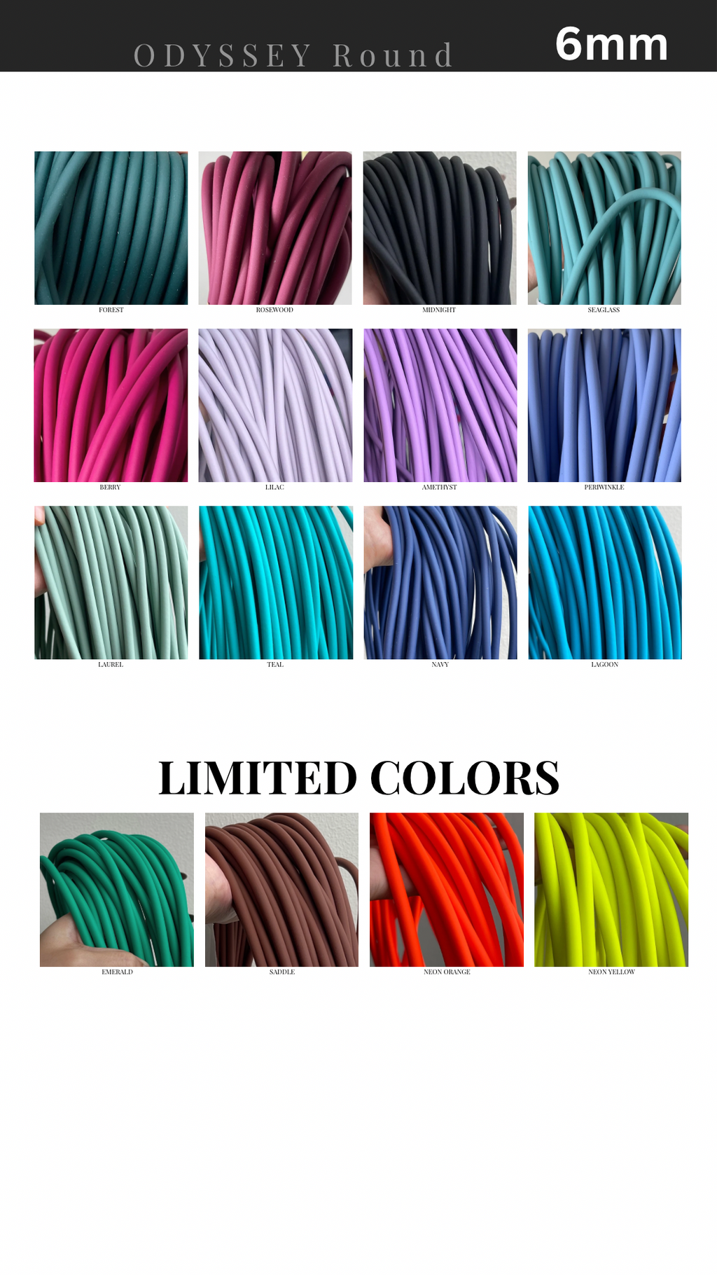 Round Biothane Longline 6mm